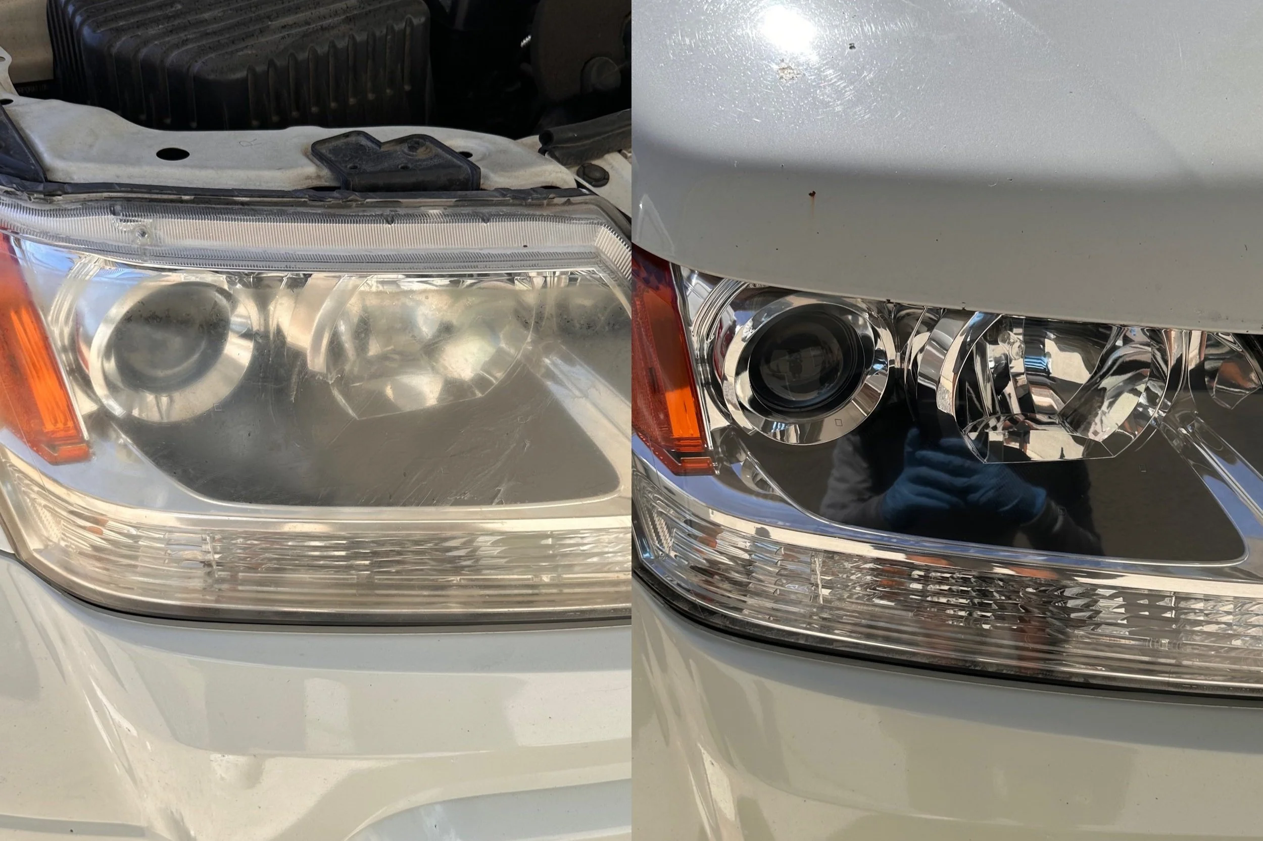 headlight+Restoration+in+dallas+for+a+SUV