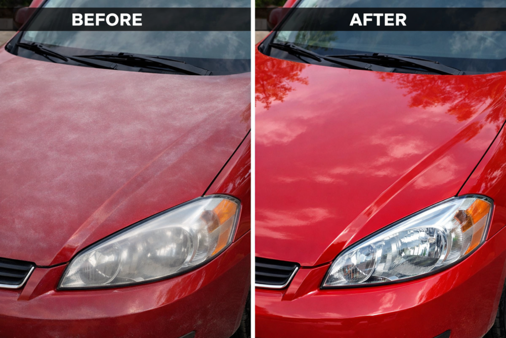 How car paint oxidization ruins your car 